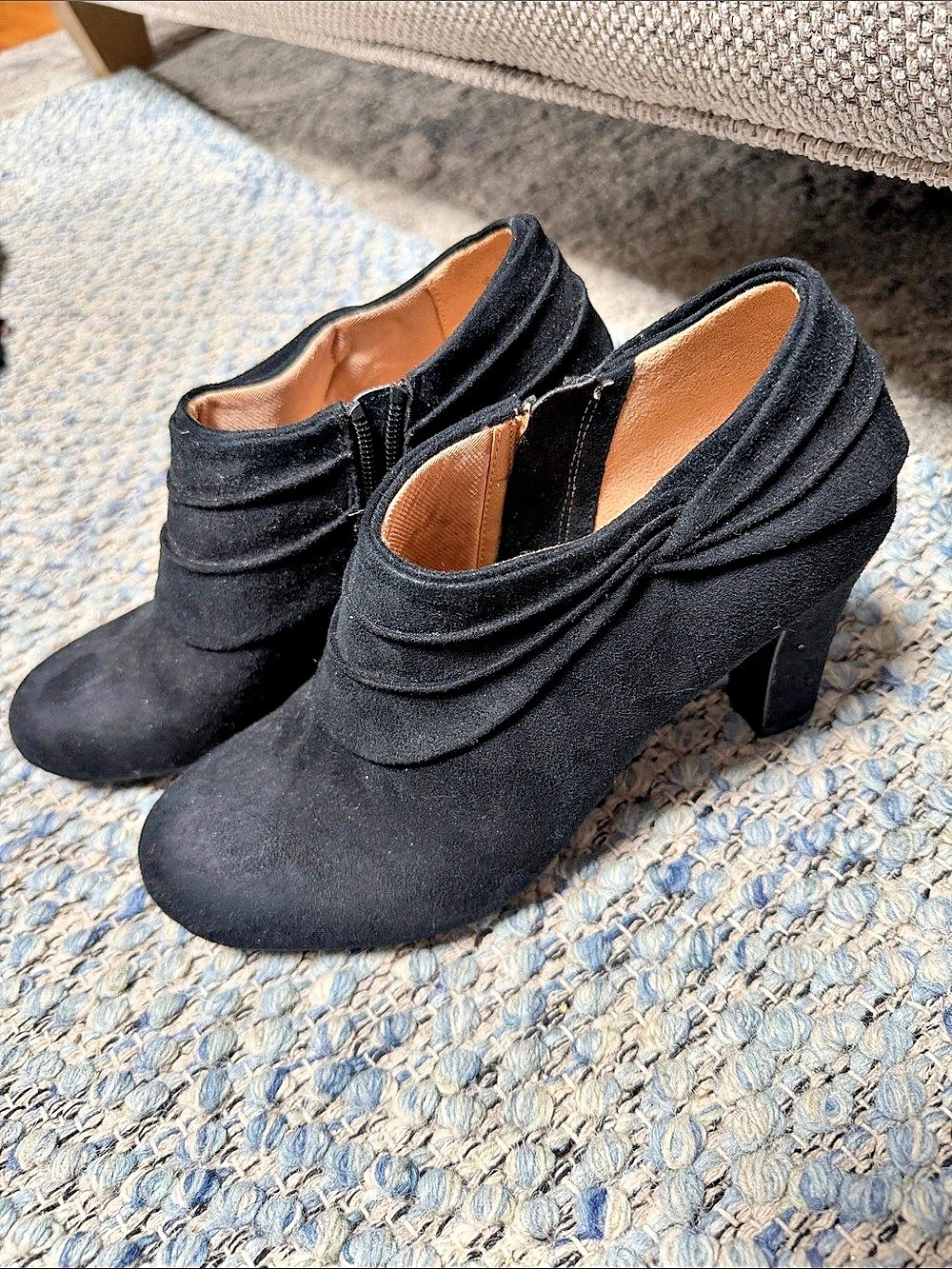 Ankle Booties in Black